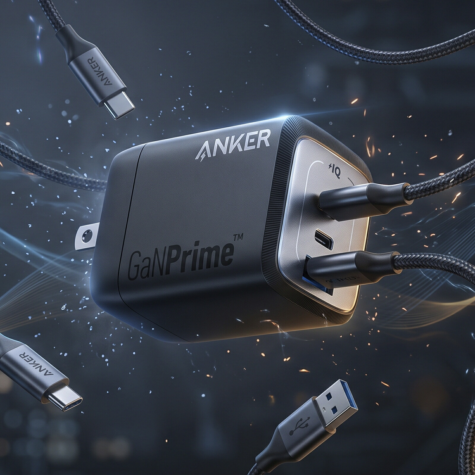 【ラッピング無料】Anker アンカー Prime Wall Charger 67W USB急速充電器 3ポート GaN コンパクト 折りたたみ式 スマホ PC充電 誕生日 ギフト プレゼント