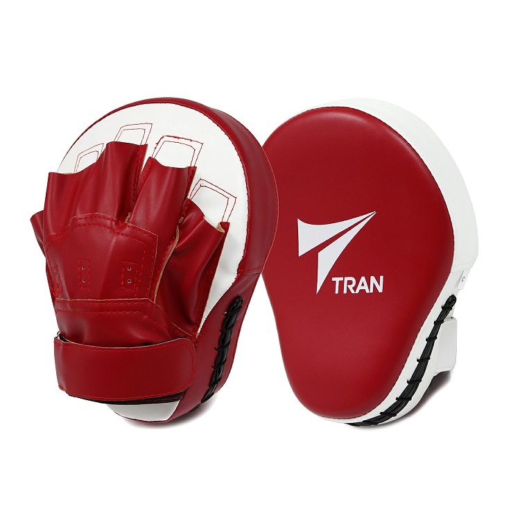 TRAN ボクシングミット パンチングミット グローブミット グローブ ミット ボクシング キックボクシング ボクササイズ 黒 赤 格闘技 空手 テコンドー 練習用 メンズ レディース ギフト スポーツグッズ 送料無料
