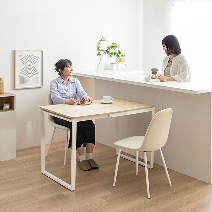 ダイニング家具 伸縮テーブルダイニングセット ダイニングテーブルセット 食卓 ダイニングチェア 2脚 ファミリー 3点セット 伸縮式 バタフライ 机 天板拡張 折りたたみ デスク 伸長式 コンパクト 小さめ 木目 大理石調 2人用 4人 1人暮らし