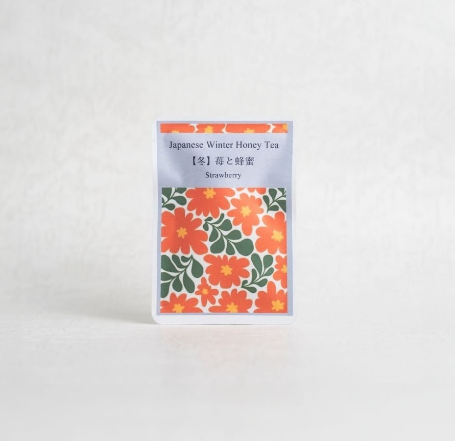 瑠璃の華 四季の蜂蜜紅茶（4種セット）ギフト 春｜瀬戸内れもんと蜂蜜 夏｜白桃と蜂蜜 秋｜生姜と蜂蜜 冬｜苺と蜂蜜