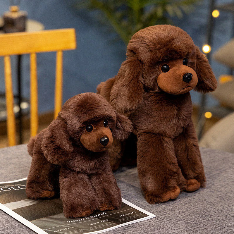 トイプードル ぬいぐるみ 犬 20cm 32cm プードル いぬ イヌ ペットぬいぐるみ ふわふわ リアル かわいい ホワイト ブラウン 犬グッズ インテリア 子供 プレゼント ギフト