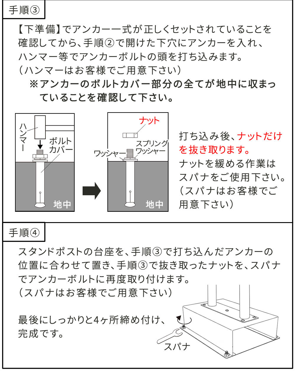 ガーデン エクステリア スタンドポスト Roza ロザ PST-006 新生活