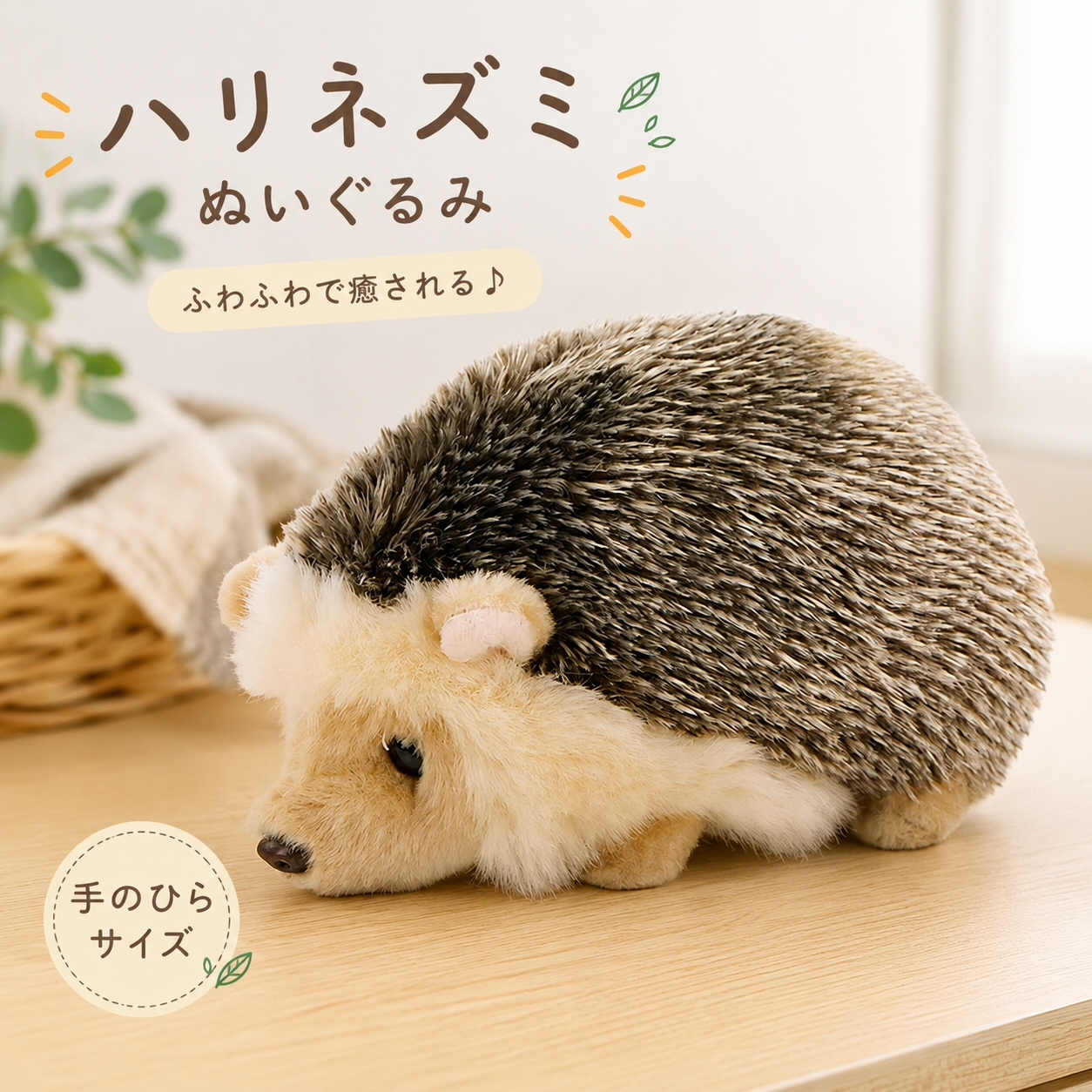 ハリネズミ ぬいぐるみ リアル 動物 アニマル ふわふわ かわいい 置物 インテリア 子供 おもちゃ ごっこ遊び 誕生日 プレゼント ギフト 癒し