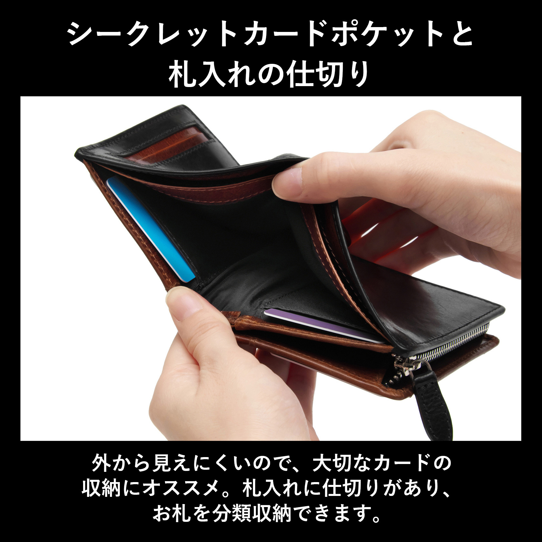 ［ゴルベ］ 財布 ベジタブルタンニングレザー L字ファスナー 名入れ無料 送料無料