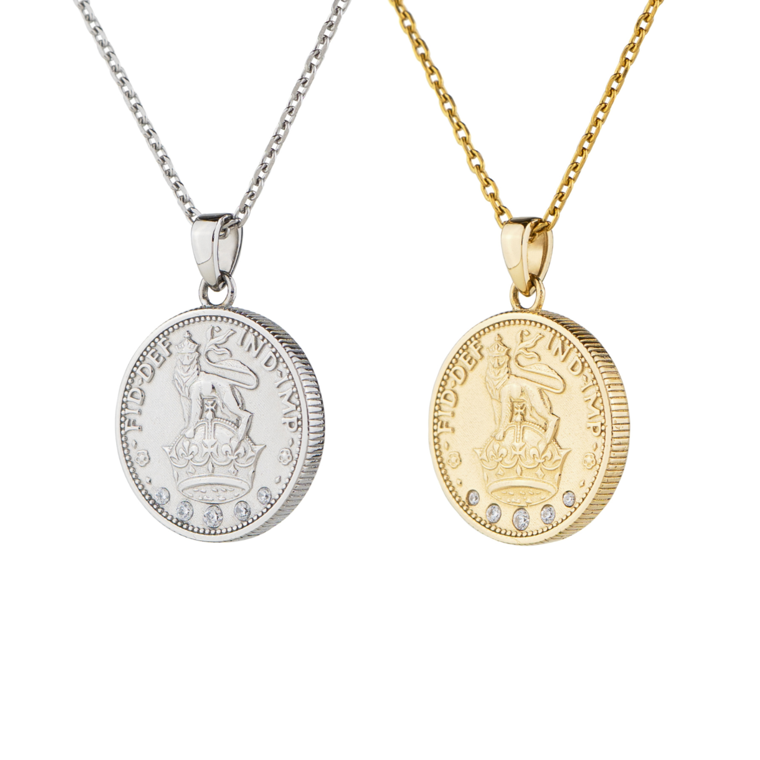 コインネックレス (王冠／ライオン)  Coin Necklace PUPE129 Dress Up ドレスアップ