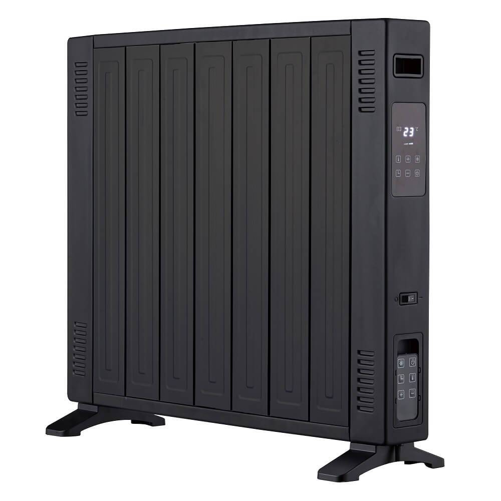 コンベクションヒーター 1200W 自然対流熱と輻射熱で臭いがなく、風もなく、そして静かな暖房。 SKJAPAN エスケイジャパン SKJ-ZE120CV-BK