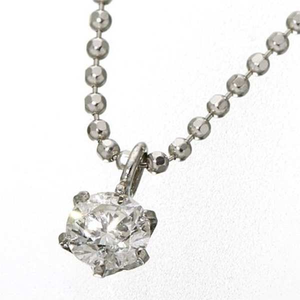 プラチナ ダイヤモンド ネックレス 0.15ct 一粒 ダイヤネックレス Pt900 Pt850 ペンダント プチネックレス レディース ジュエリー アクセサリー 女性 彼女 妻 記念日 誕生日 プレゼント ギフト ラッピング