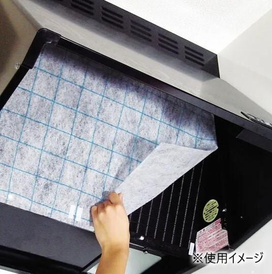 レンジフードフィルター 換気扇フィルター 厚手 60cm×180cm カット可能 油汚れ防止 大掃除 キッチン 換気扇カバー 換気扇 フィルター 交換用 掃除 対策 SR100-1H