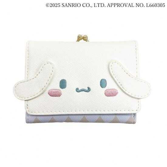 【11月10日入荷分予約受付中】 シナモロール 口金財布 財布 がま口 レディース キッズ 二つ折り コンパクト サンリオ キャラクター グッズ かわいい おしゃれ プレゼント ギフト サンリオ正規ライセンス品