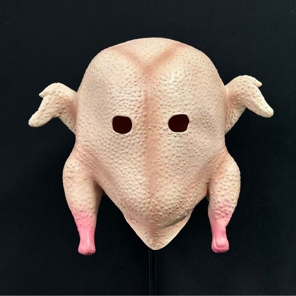 チキンマスク 鶏マスク ニワトリ かぶりもの お面 ハロウィン 仮装 コスプレ 面白い おもしろマスク アニマルマスク 大人用 フリーサイズ パーティー イベント 学園祭 文化祭 撮影 小道具