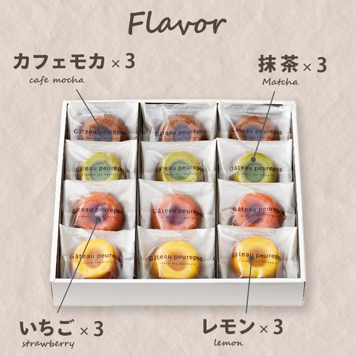 井桁堂 ガトープルポ 中 12個入 菓子 スイーツ 個包装 お取り寄せ 大容量 ギフト 贈答用お菓子 おしゃれ 洋菓子 焼菓子 カフェモカ 抹茶 いちご レモン セット 詰合せ お祝い 内祝い お礼 結婚 出産 快気祝 新築祝 退職祝 お供え 法要 法事 手土産品 プレゼント 贈り物