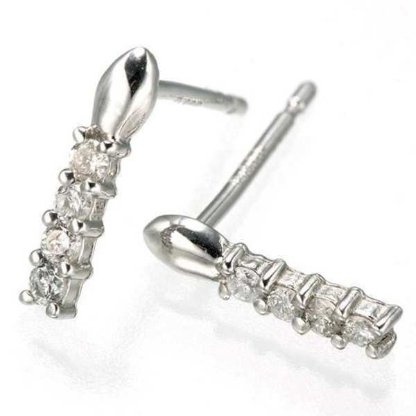 ピアス レディース プラチナ PT ダイヤモンド ブリンデルピアス 揺れる ダイヤピアス 天然石 アクセサリー ジュエリー ギフト 贈り物 記念日 誕生日 華奢 上品 シンプル プレゼント