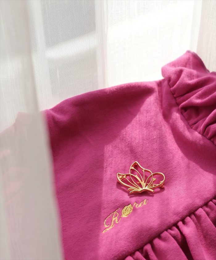 Rora ワンピース 通販 フリルワンピース キッズワンピース 長袖ワンピース お出掛け かわいい 通園通学用 小学校低学年 お出かけ着 セミフォーマル 春秋冬用 かわいい子供服 おしゃれ 女の子 女の子用 発表会