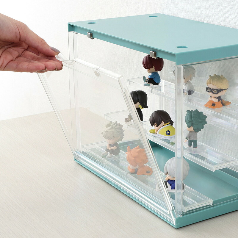 コレクションケース hina White Lily ホワイト・ピンク・イエロー・グリーン 4色展開 収納ラック オープンラック シェルフ 整理棚 収納家具 おしゃれ シンプル 新生活 インテリア 不二貿易