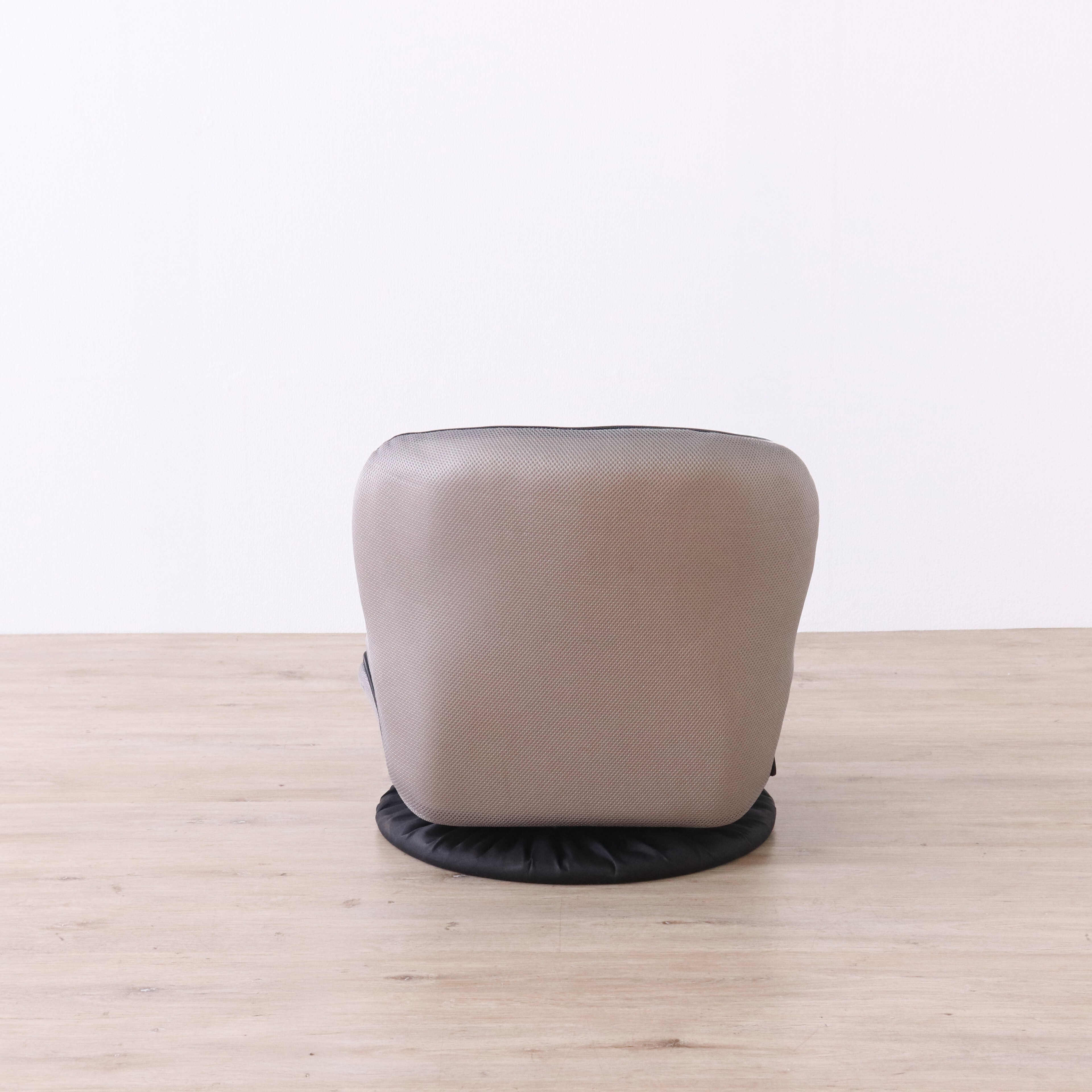 高座椅子 カム 回転式 リクライニング 完成品 360度回転 ブラック・ベージュ W52×D58~92×H52cm座面高15cm 座椅子 リクライニングチェア パーソナルチェア 肘付き ブラック ベージュ おしゃれ