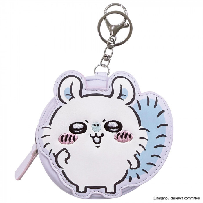 【1月20日入荷分予約受付中】 ちいかわ モモンガ ダイカットコインケース パープル ポーチ 小銭入れ キーホルダー バッグチャーム キャラクター グッズ 雑貨 小物入れ 可愛い ギフト プレゼント