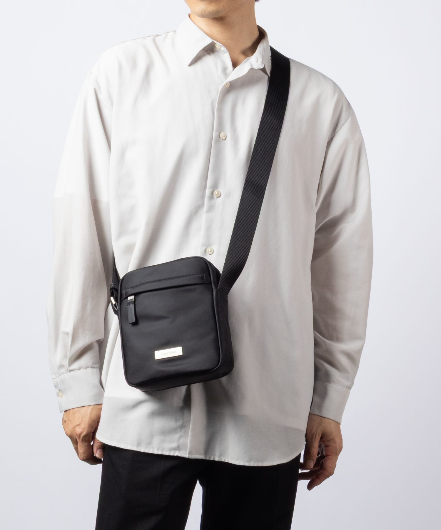 カルバンクライン Calvin Klein SLEEK REPORTER スリーク レポーター LV04D3180G ショルダーバッグ メンズ バッグ