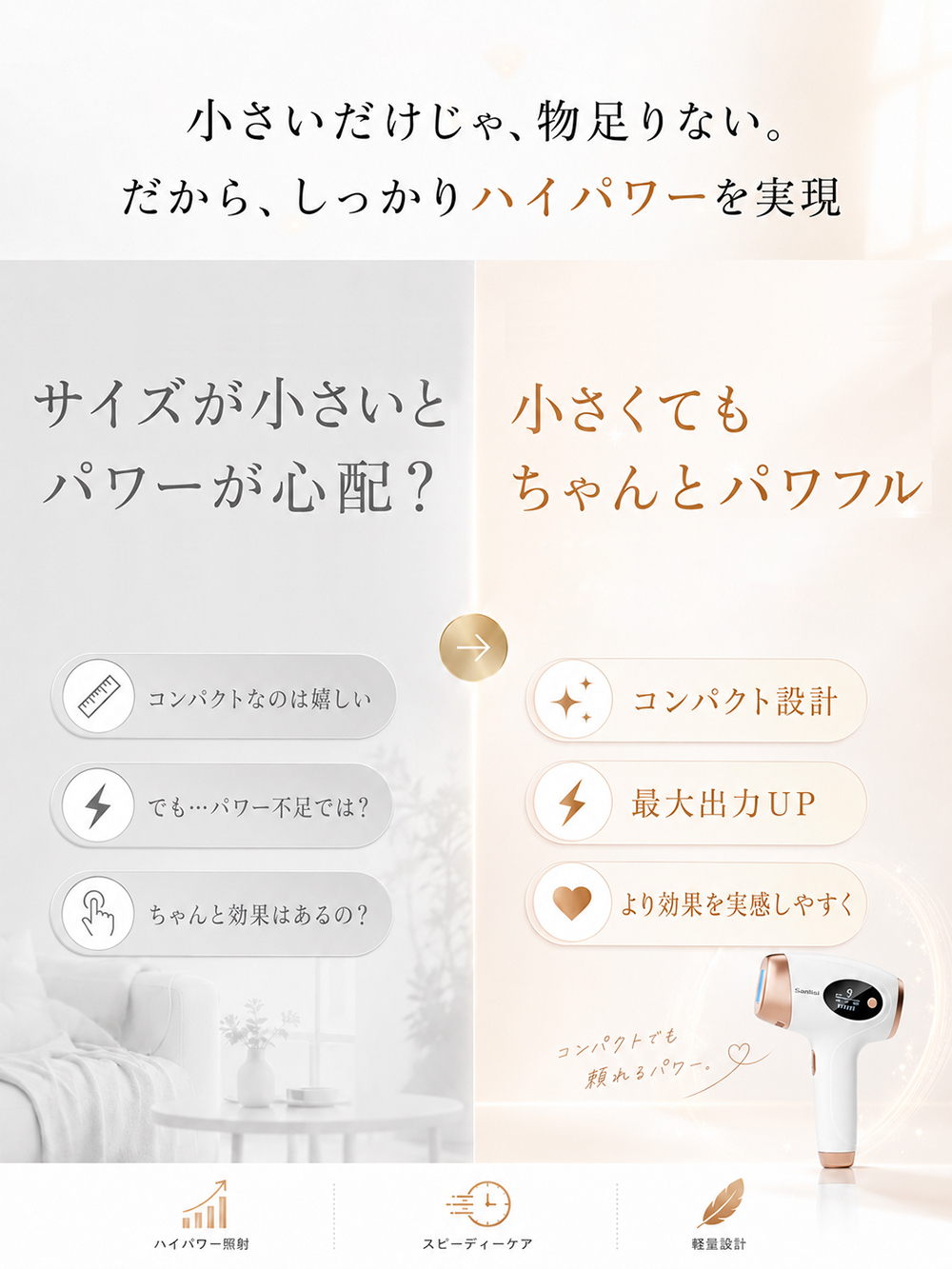 【無料ラッピング＆送料無料】脱毛器 光美容器 新型ムダ毛処理 サーリシ VIO対応 フラッシュ 脱毛 美顔器 メンズ 家庭用 顔 足 女性 手 全身用 SAJM30WHW