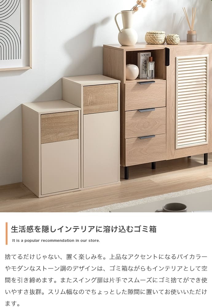ダストボックス　１５Ｌ　ゴミ箱　１５～２０Ｌゴミ袋対応　ダストボックス　２０Ｌ　リットル　ｌ　分別　キッチン　ダイニング　小型