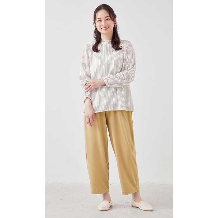 裏起毛パンツ レディース ズボン 通販 日本製 レディース冬パンツ ゆったりパンツ 総ゴムズボン イージーパンツ 体型カバー お尻が隠れる ウエストゴム 30代40代50代 60代70代シニア 暖かいボトムス あったか 楽ちんストレッチ ぽかぽか 防寒