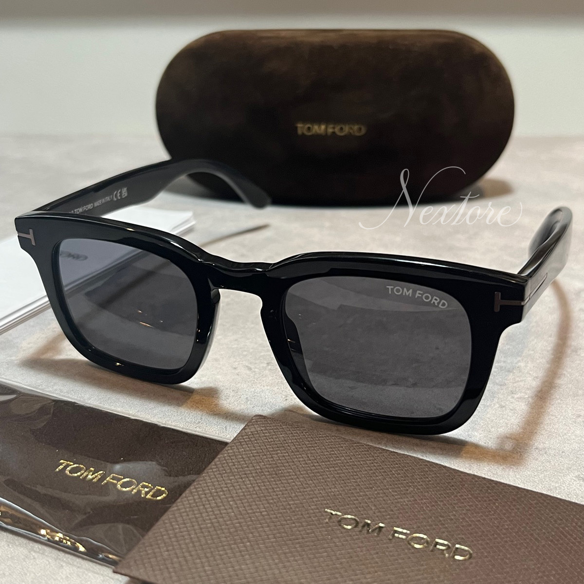 TOM FORD トムフォード サングラス TF751N DAX ブラック ゴールド 