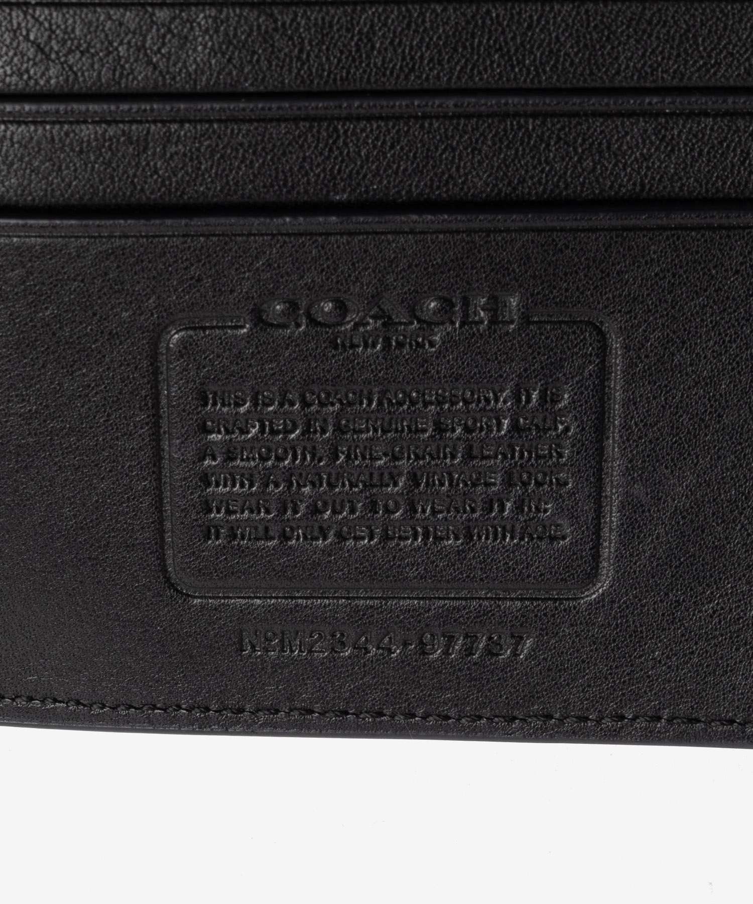 コーチ COACH WALLET ウォレット 97737 二つ折り財布 メンズ 財布