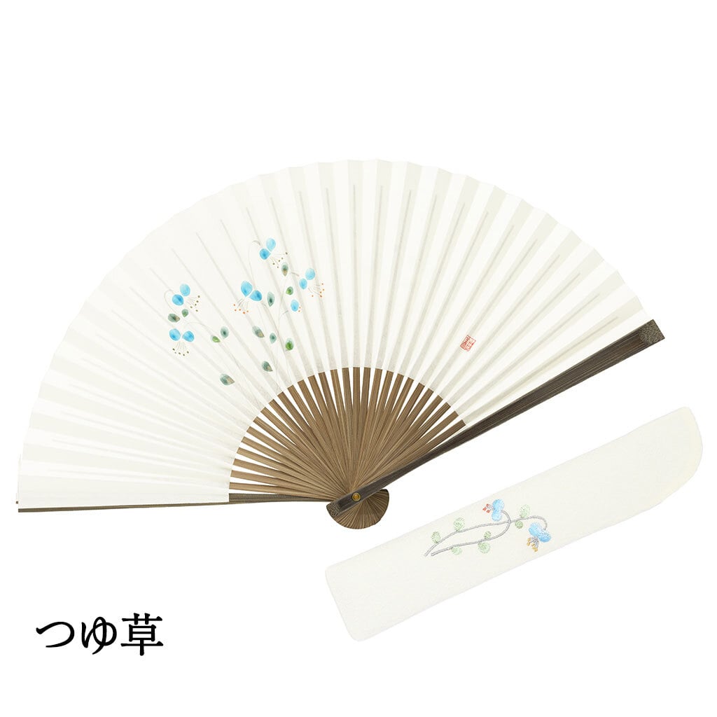 ［名入れ］【柔（やわら） 扇子セット】（京扇子）｜ 縁起物 伝統工芸 母の日 お祝い 還暦祝い 退職祝い 誕生日祝い 記念日 女性 レディース 名前入り プレゼント ギフト