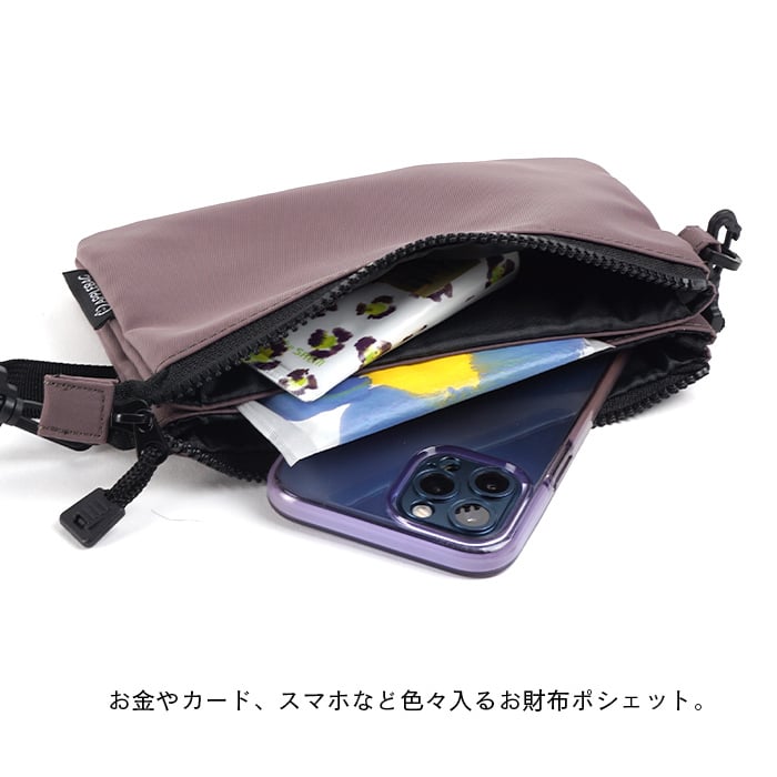 APPLEBAG アップルバッグ お財布ポシェット レディース メンズ スマホショルダー 軽量 多機能 ポケット付き サコッシュ パスポートケース おしゃれ コンパクト プチプラ 母の日 ギフト