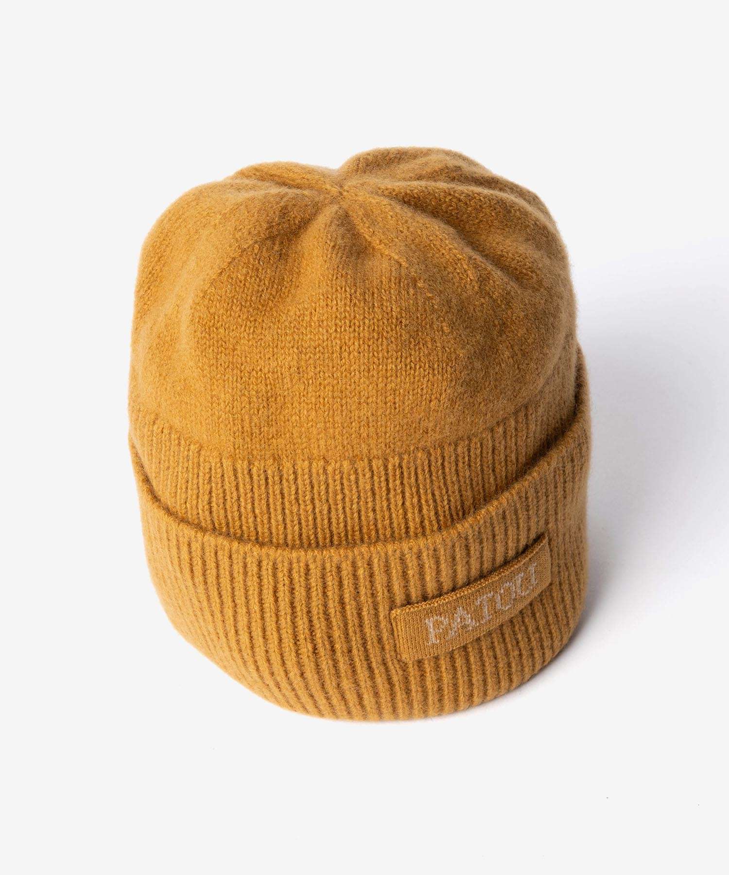 パトゥ PATOU WOOL CASHMERE BEANIE ウール カシミア ビーニー AC0788041 ニット帽 ロゴ レディース 帽子
