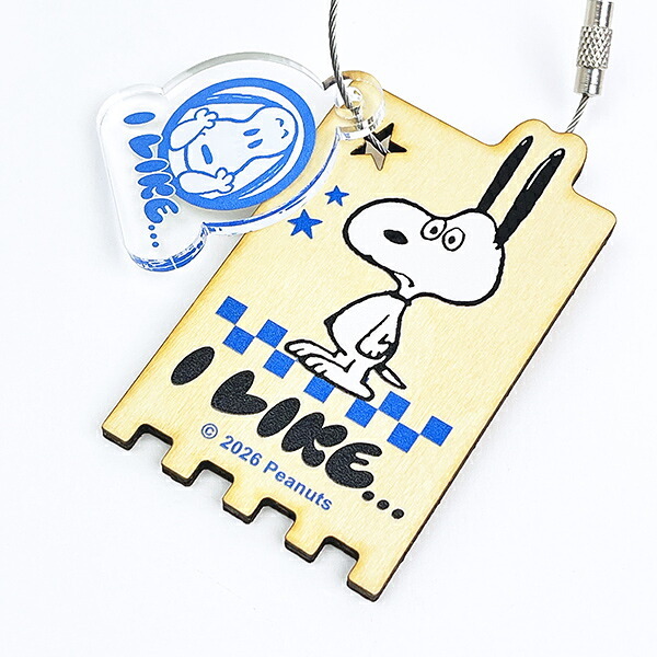 スヌーピー 木のオーナメント (アイライクA) 日本製 SNOOPY