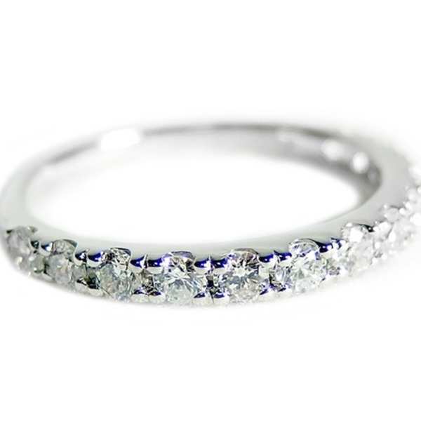 ダイヤモンド リング ハーフエタニティ 0.5ct プラチナ Pt900 0.5カラット エタニティ 指輪 鑑別カード 8.5号 ジュエリー アクセサリー プレゼント ギフト ラッピング 婚約指輪 結婚指輪 記念日 レディース