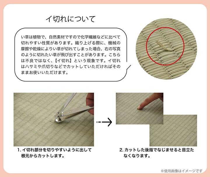 夏ラグ 夏用カーペット ラグ 小林製薬 持続性抗菌剤 KOBA-GUARD 制菌 抗菌防臭 滑り止め 不織布 夏 い草 グラデーション 約190×190cm
