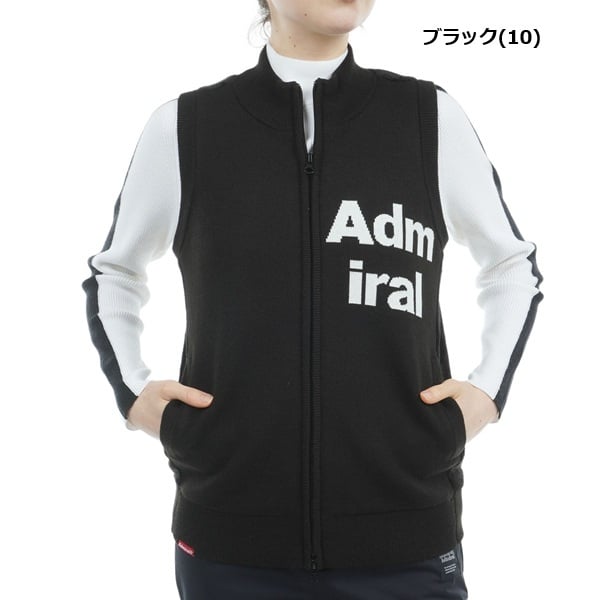 アドミラル ゴルフ レディース ベスト バックボア フルジップベスト ADMIRAL GOLF ADLA474 秋冬モデル お誕生日祝い お祝い 記念品 30代 40代 50代 60代 母の日 お母さん 還暦祝い 敬老の日 彼女 人気プレゼント プレゼント