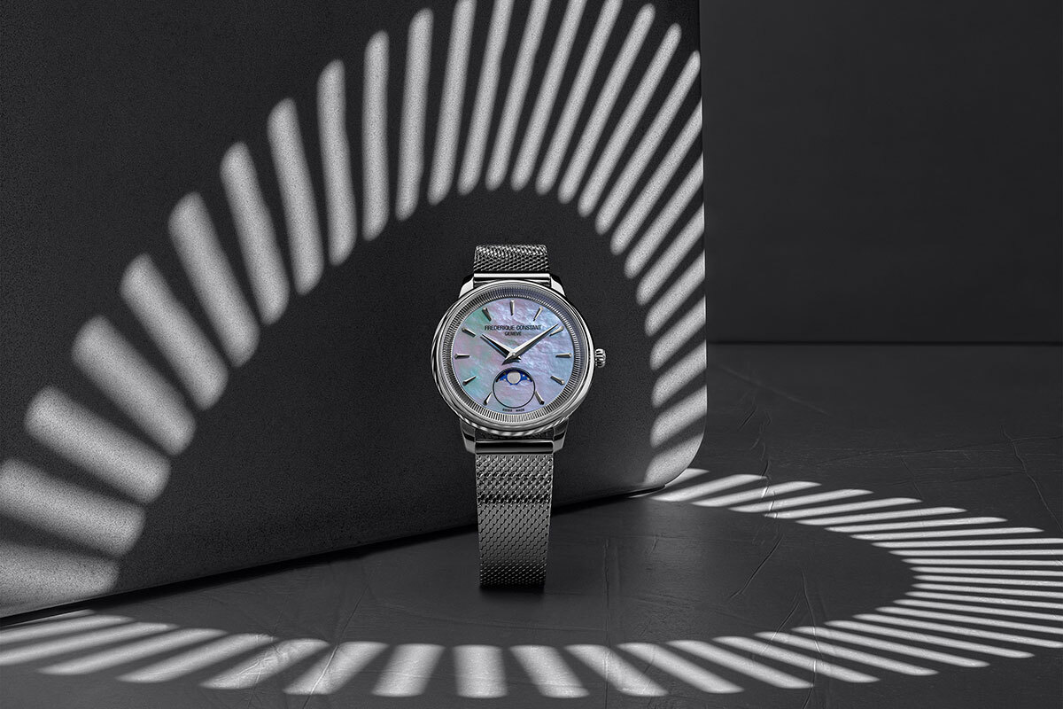 フレデリック・コンスタント FREDERIQUE CONSTANT クラシック モネータ ムーンフェイズ FC-206MPLB2S6B 腕時計 レディース【2026 新作】