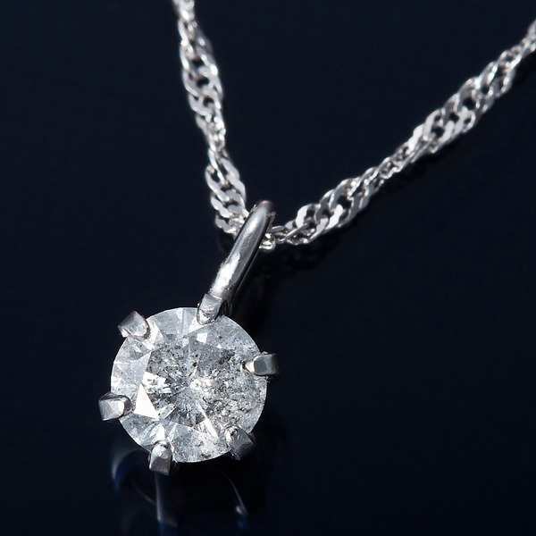 純プラチナ ネックレス ダイヤモンド 0.1ct ペンダント スクリューチェーン Pt999 一粒ダイヤ レディース アクセサリー シンプル ギフト プレゼント 記念日