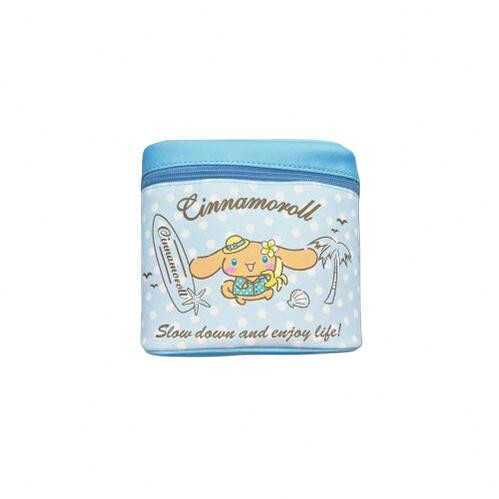 サンリオ バニティポーチ シナモロール ミラー付き 大容量 コスメポーチ メイクポーチ 化粧ポーチ ギャル おしゃれ 可愛い 収納 旅行 小物入れ キャラクター グッズ 34203950 サンリオ正規ライセンス品