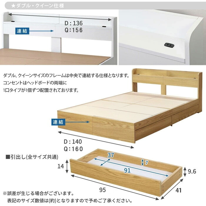 ベッド 寝具 マットレスセット 棚付き 引き出し収納 両面マットレス 収納付き チェスト ダブル 引出し 収納 棚 コンセント付 リバーシブル フレーム マット 収納付きポケットコイル ベット コイルマットレス シングル