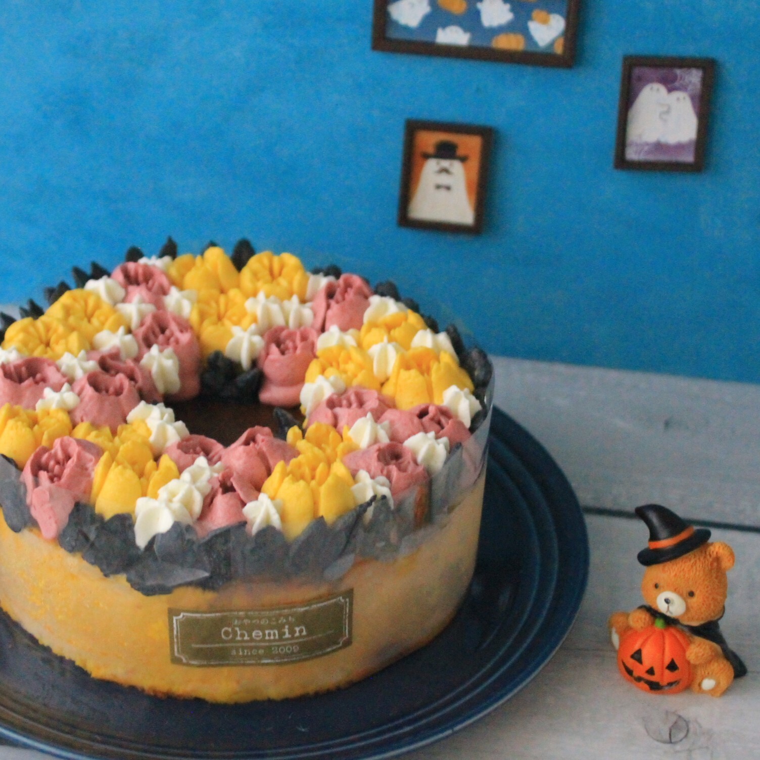 【ハロウィン】パンプキン・バスクチーズケーキ 　4号　5号　6号　チーズケーキ　誕生日　記念日　お祝い　　
