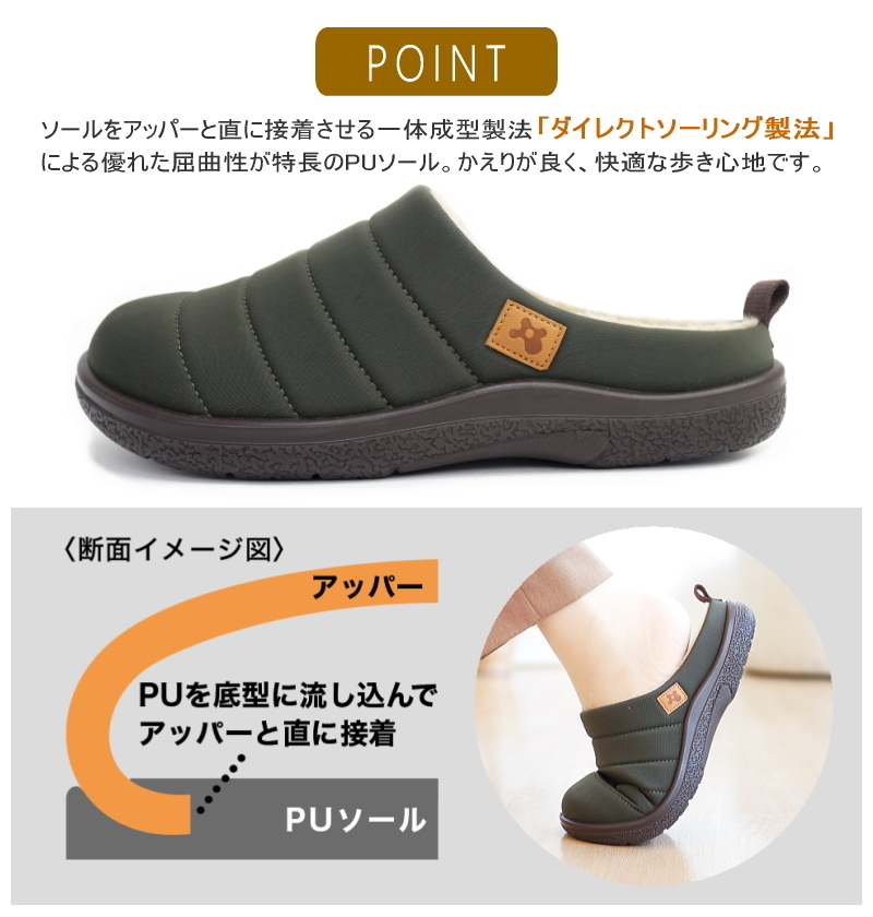 パンジー pansy サボサンダル レディース 軽量 内ボア あたたかい 幅広 4E相当 フラット ラウンドトゥ つっかけ らくちん ワンマイル 誕生日 結婚記念日 母 妻 祖母 娘 父 夫 祖父 息子 友達 親戚 兄弟 父の日 母の日 クリスマス ホワイトデー 卒業 入学 バレンタインデー ラッピング ギフト