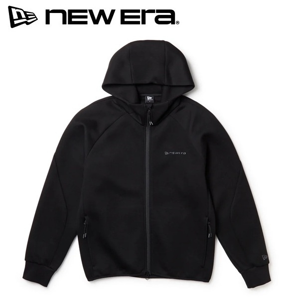 ニューエラ ゴルフ テック スウェット フルジップ フーディー Emboss Logo ブラック New Era Golf (15129443) 2026年秋冬モデル お誕生日祝い お祝い 記念品 お父さん 父の日 彼氏 男性 30代 40代 50代 60代 母の日 お母さん 還暦祝い 敬老の日 彼女 人気プレゼント プレゼント