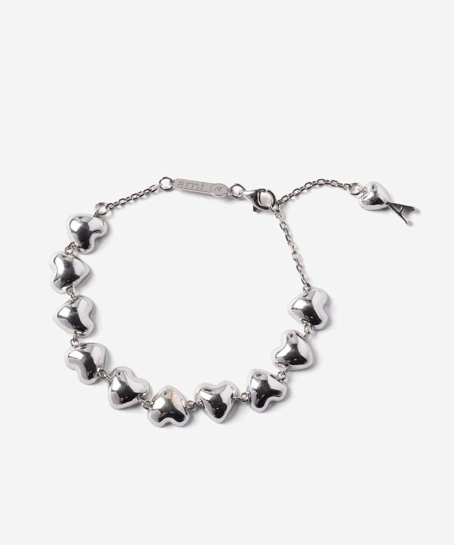 アミ パリス AMI PARIS METAL HEARTS BRACELET メタル ハート ブレスレット UJW983.362 レディース アクセサリー シルバー