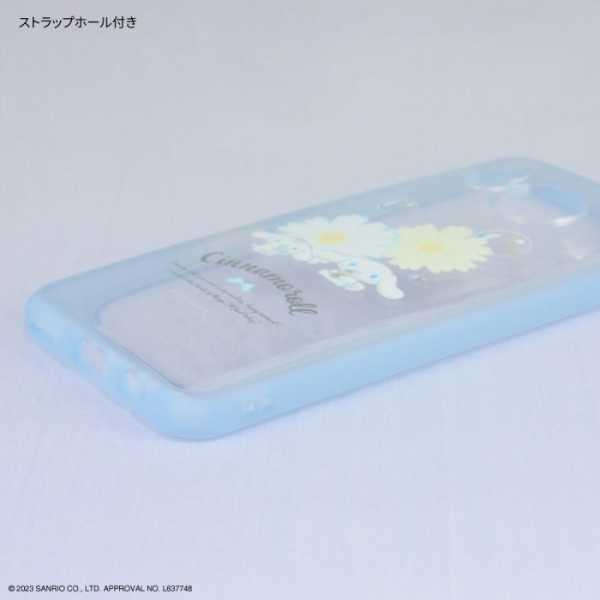 AQUOS sense7 ケース シナモロール サンリオ イーフィット クリア 耐衝撃 ハイブリッド カバー スマホケース かわいい キャラクター AQUOSsense7 SH-53C SHG10 対応 サンリオ正規ライセンス品