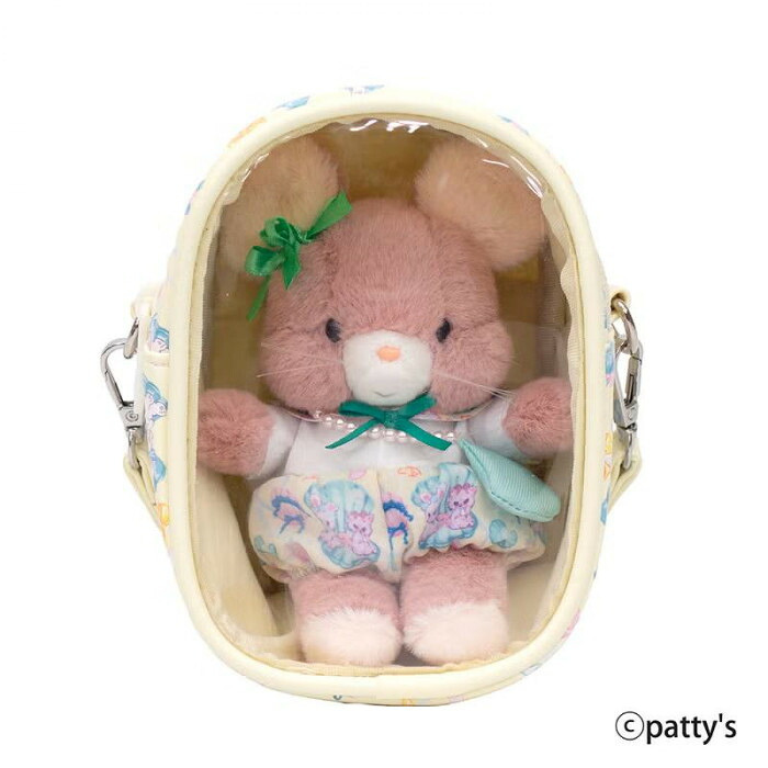 SWIMMER レトロぬいぐるみ Qピッピ ミニサイズ 吉徳 コラボ ぬいぐるみ マスコット 専用ポーチ付き かわいい レトロ雑貨 インテリア 人形 プレゼント ギフト おもちゃ
