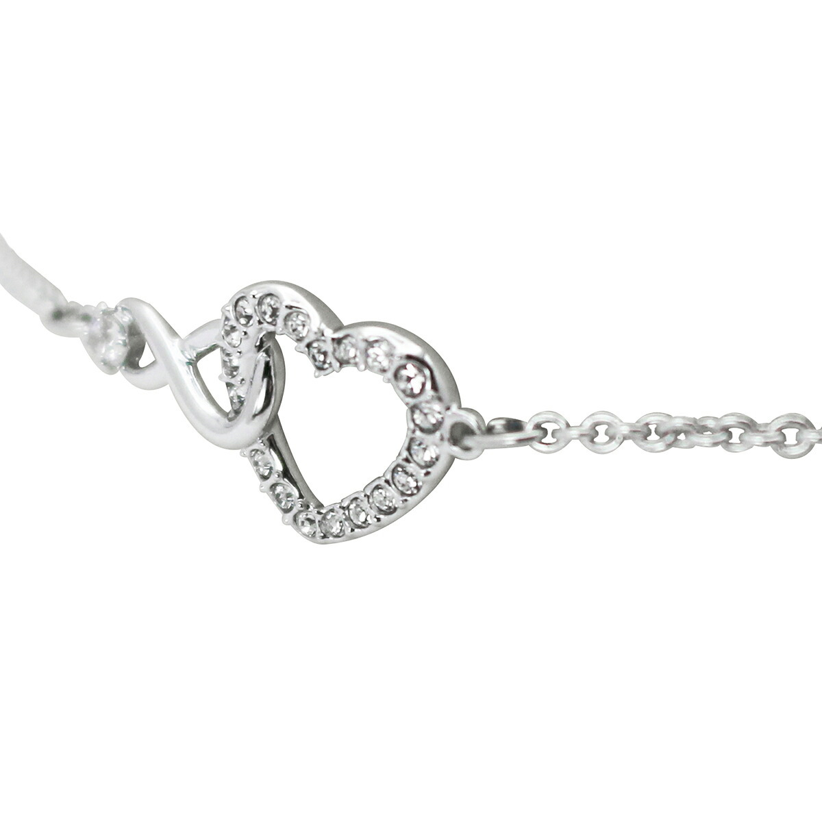 スワロフスキー SWAROVSKI Hyperbola ブレスレット 5524421  ホワイト レディース  インフィニティー ハート ジルコニア アクセサリー ジュエリー プレゼント【海外正規品】送料無料