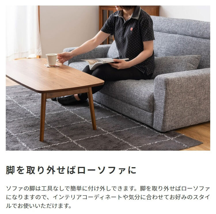 ソファ 座椅子 ー クッション付 2人掛け ノルム カウチ リビング ロー フロア 脚取り外し可能 ファブリック 二人掛け おしゃれ 北欧