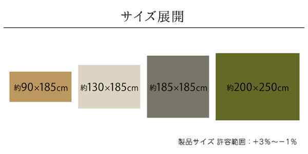 ラグ 長方形 洗える 撥水 無地 シンプル 滑りにくい コンパクト  約200×250cm
