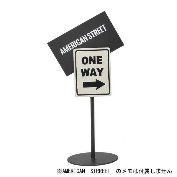 メモクリップ スタンド アメリカン 標識 デザイン おしゃれ 雑貨 インテリア 文房具 デスク デスク周り オフィス 机上 整理 オブジェクト ユニーク ギフト プレゼント セトクラフト