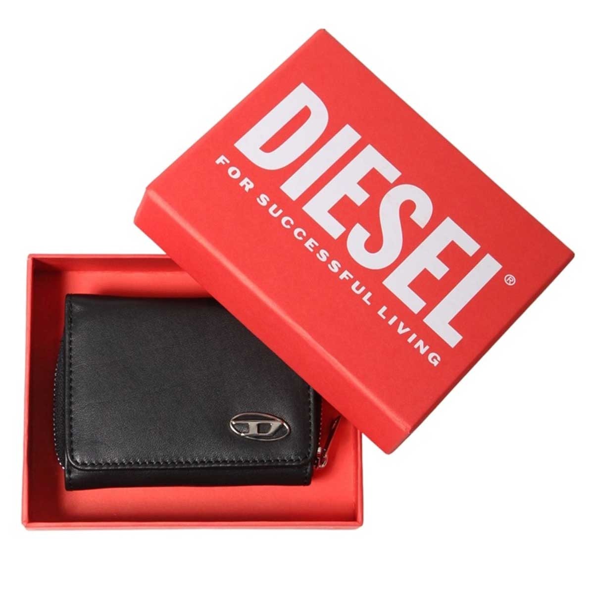 ディーゼル DIESEL 三つ折り財布 X08430 PR227 T8013 HISSU EVO SPEJAP 