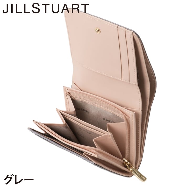 ジル スチュアート 財布 二つ折り レディース 牛革 Honey コンパクト リボン ギフト JILL STUART