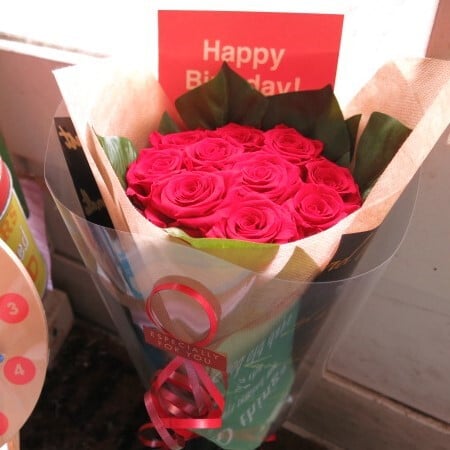 結婚記念日 10周年 記念日 枯れない 赤バラ 花束 大輪系 赤薔薇 10本使用 プリザーブドフラワー 花束 枯れずにいつまでもキレイな赤バラ プリザーブドフラワー